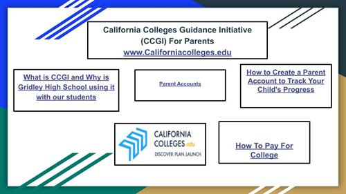 California Colleges Guidance Initiative (CCGI) Parent Information